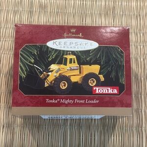Hallmark Tonka Mighty Front Loader Ornament - Die-Cast, UNOPENED